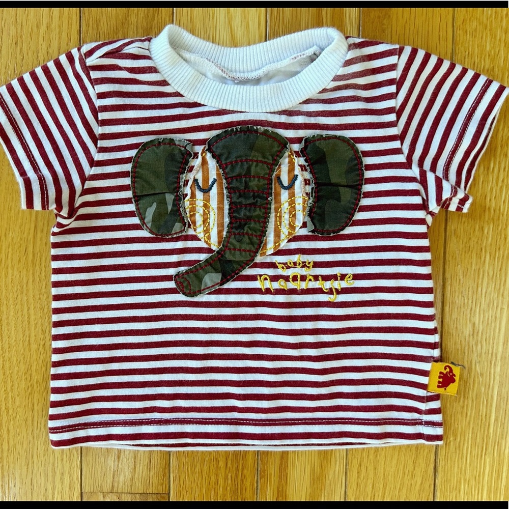 Naartjie Baby Boy Elephant Tee Size 3-6 months